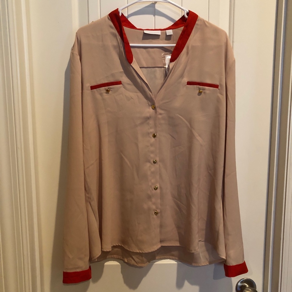 Button up blouse - NWT!